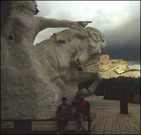 Sarah and Mark at the Crazy Horse Monument